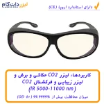 عینک مناسب لیزر CO2 با استاندارد اروپا