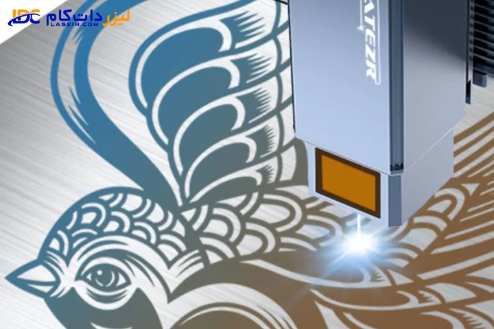 حکاکی رنگی روی استیل