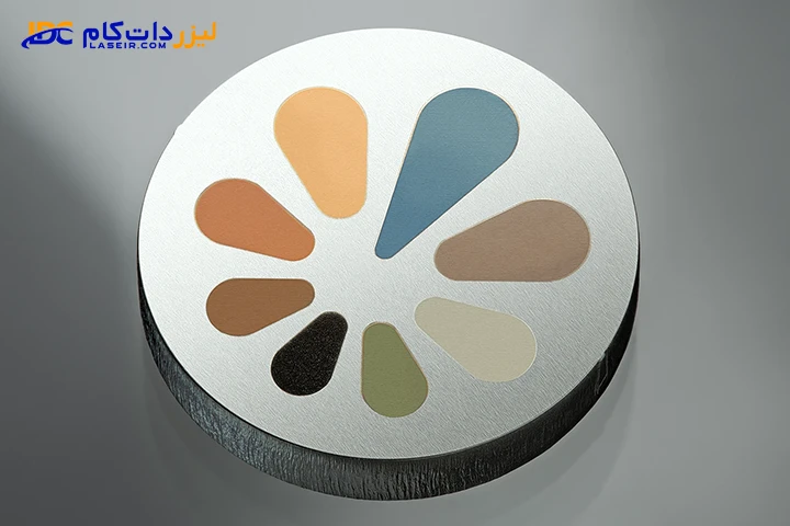 حکاکی رنگی با لیزر