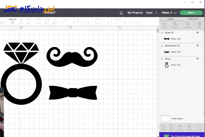 حکاکی با لیزر روی شیشه