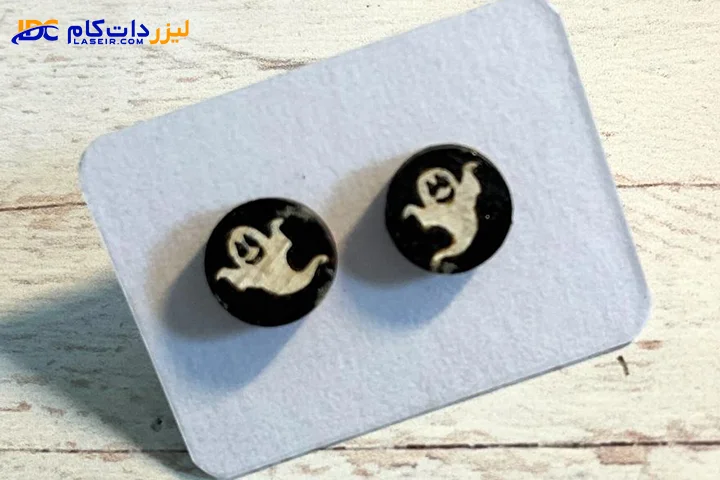 ساختن گوشواره با دستگاه لیزر