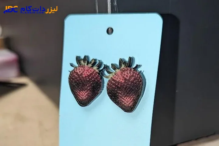 ساخت گوشواره با دستگاه لیزر