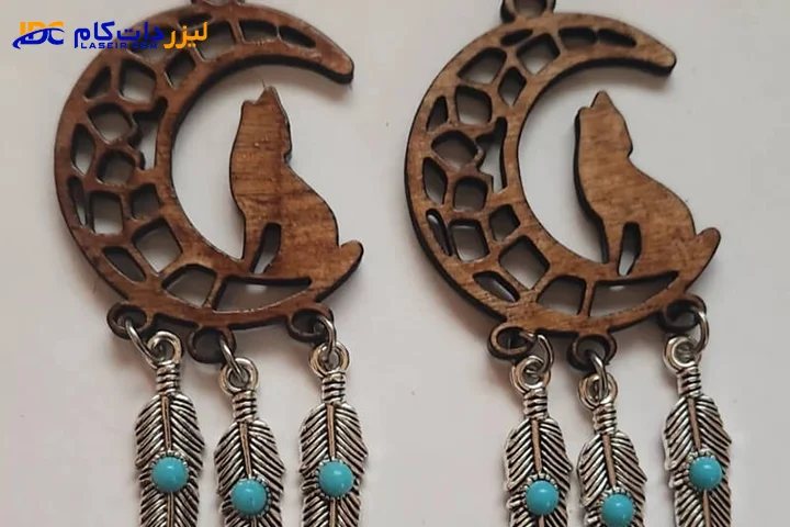 ایده ساخت گوشواره با دستگاه لیزر