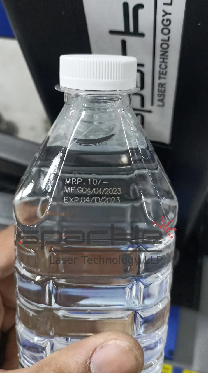 لیزر فلای خط تولید بطری