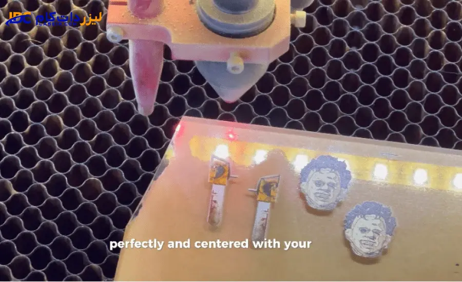 برش گوشواره طلا با لیزر طلاسازی