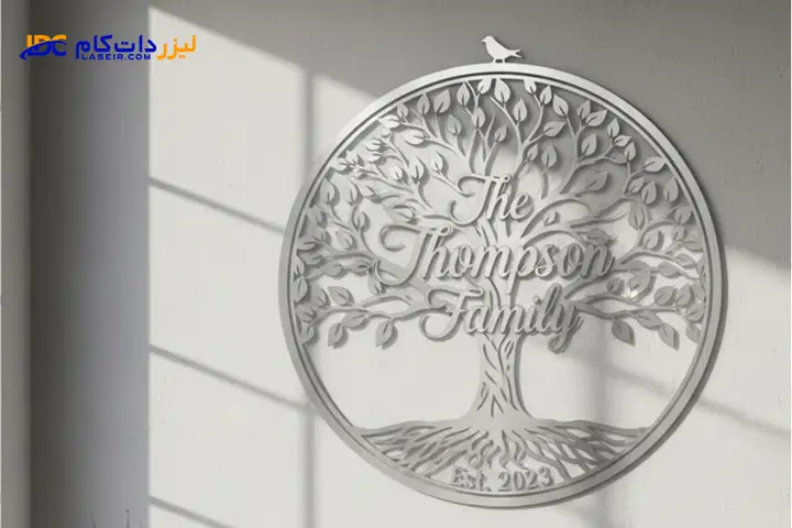 ساخت لوازم دکوراتیو فلزی با لیزر